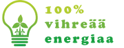 100% vihreää energiaa